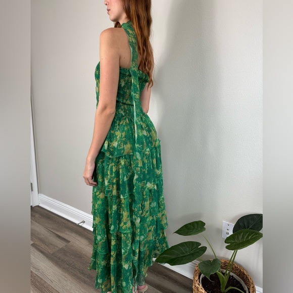 Green Ruffled Sundress - Picture 2 of 6